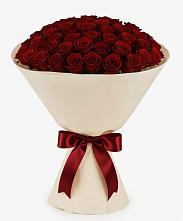 Букет 101 Бордовая роза Блэк Бакарра в Лесной Поляне
