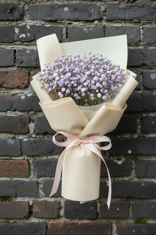 Букет цветов из: Гипсофила в Лесной Поляне