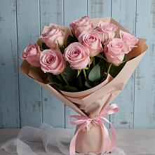 Букет цветов из:  Розы в Лесной Поляне