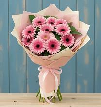 Букет цветов из:  Герберы #REPLACE_PRED# Лесной Поляне